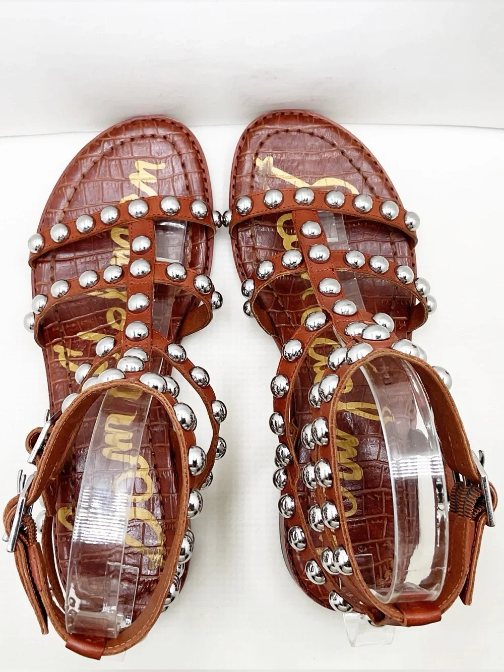 {Sam Edelman} Eavan Studded Gladiator Sandals - Picture 13 of 16